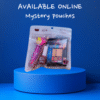 Unique mystery makeup pouches