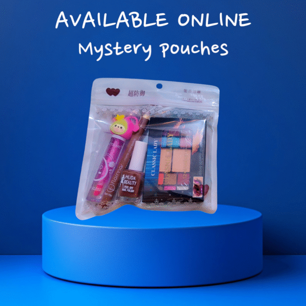 Unique mystery makeup pouches