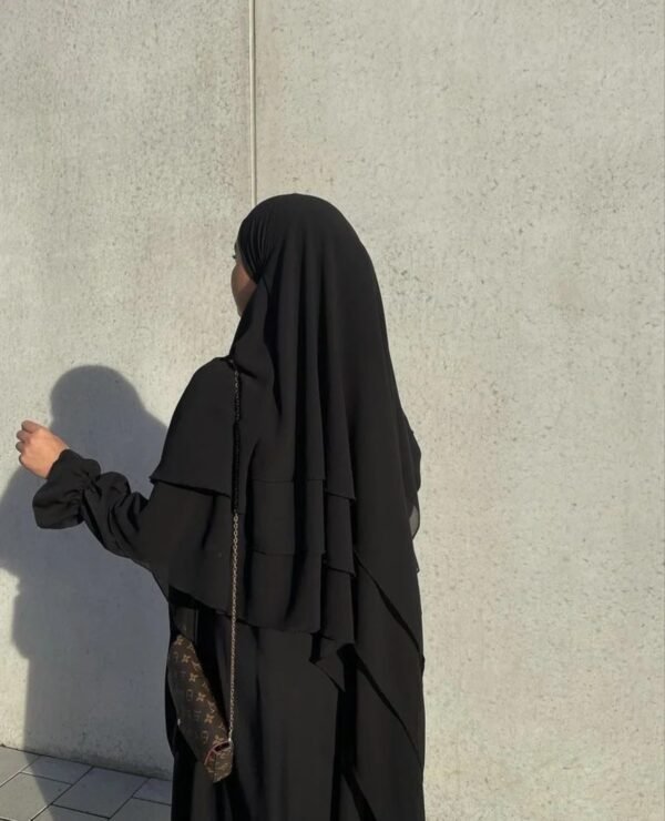 Three Layers Chiffon Khimar